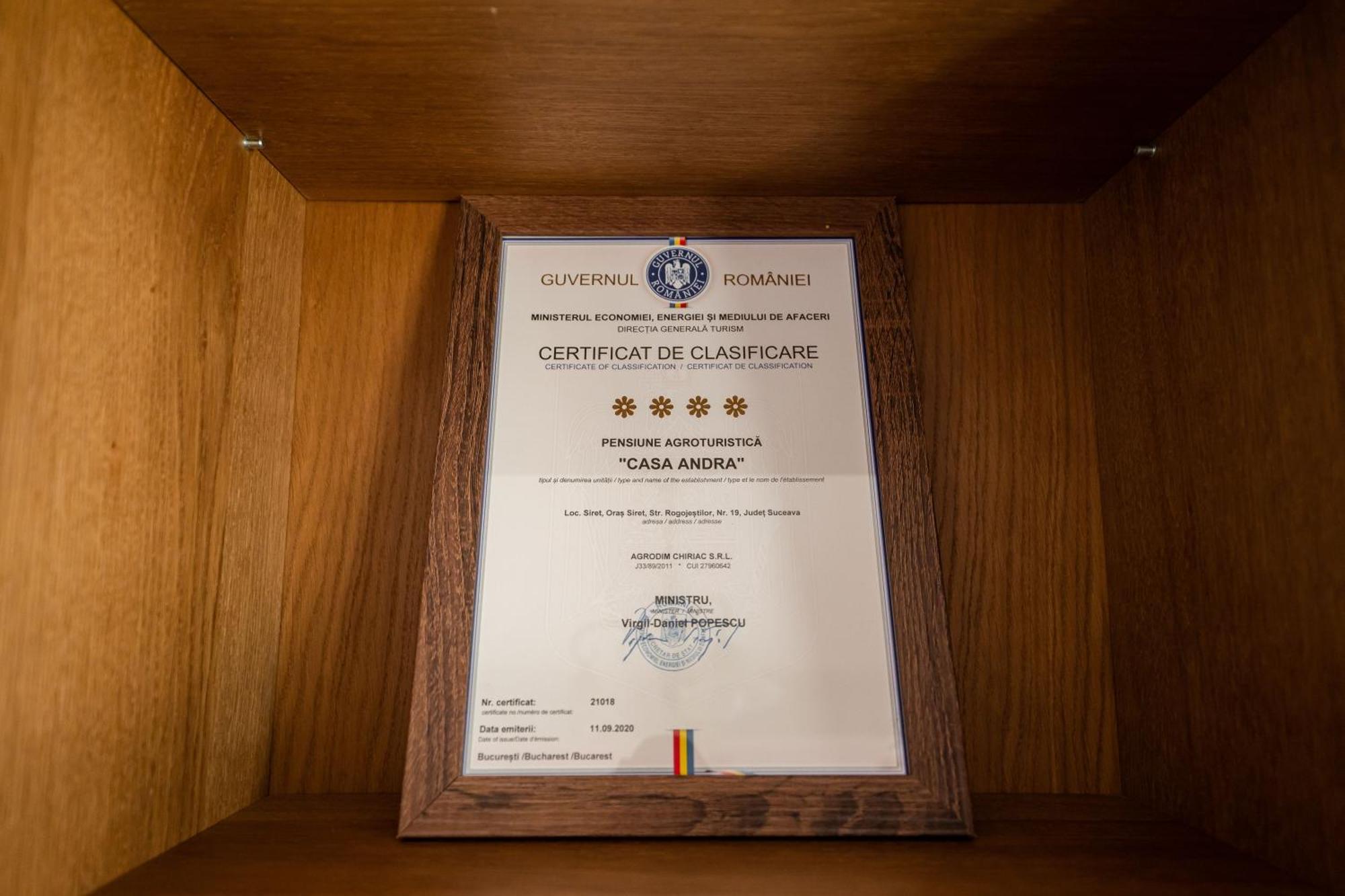 Hotel Casa Andra Siret Zewnętrze zdjęcie
